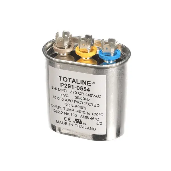 5/5MFD 440V Oval Run Capacitor Replacement P291-0554 for Carrier