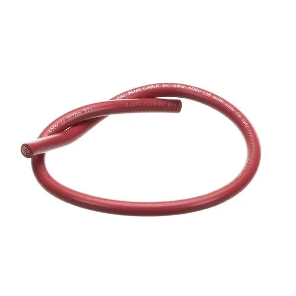 wire #8 ga red 105c pvc for henny penny