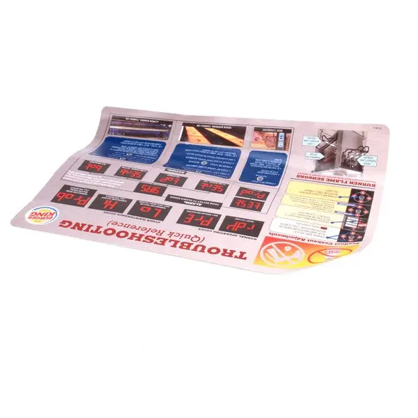 LABEL TROUBLESHOOTING CHART DO Replacement 175779 for Duke