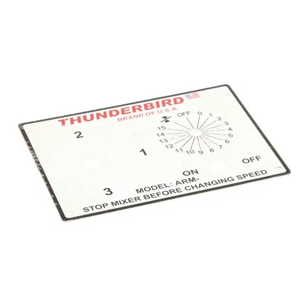 SWITCH PLATE Replacement ARM-30/40-205 for Thunderbird