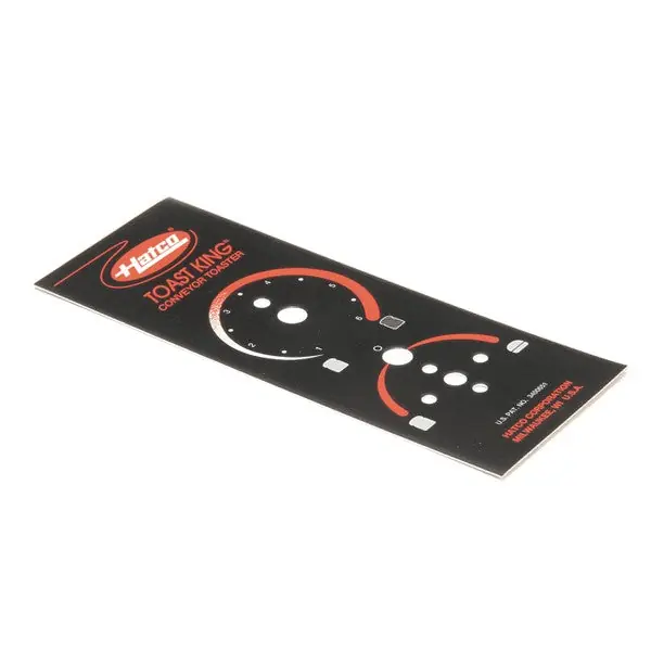 CONTROL PLATE TOAST & BUNS Replacement 07.01.217.00 for Hatco