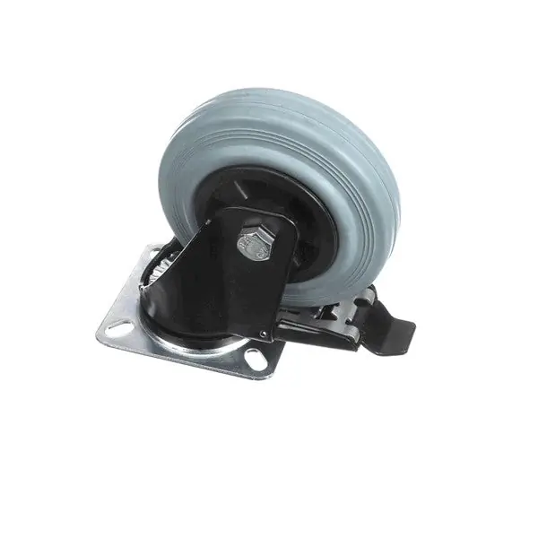 Swivel Caster with Brake Black Fork Tire Replacement 9040497 for Fri-Jado