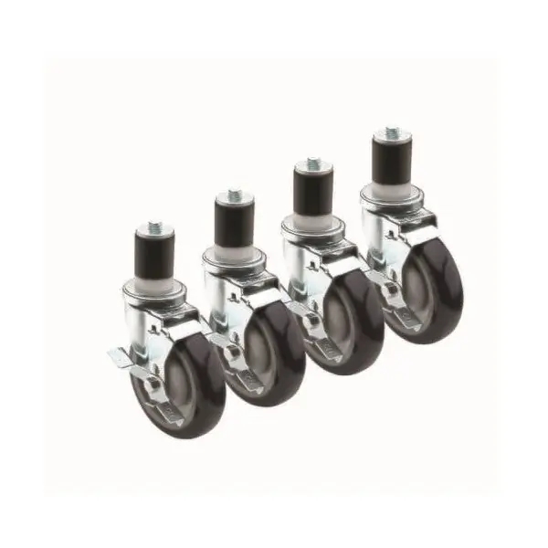 Stem Caster Wheel Set of 4 Replacement 28-129S for Krowne