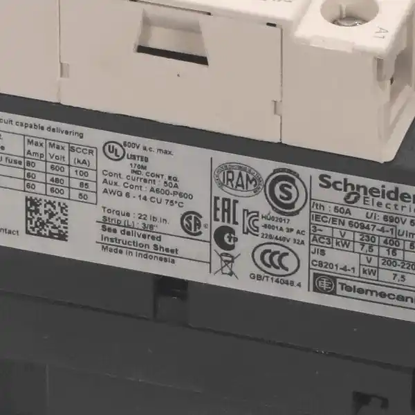 Contactor 32A 24V Replacement EL CON0202 for Randell
