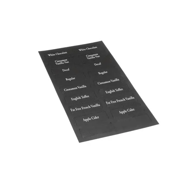 DECALS VAR FLVRS HC/FMD 30F3 Replacement 26537.0003 for Bunn