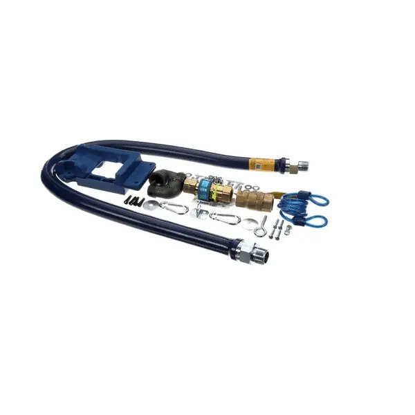 Deluxe Posi-Set Gas Hose 3/4X48 Replacement 1675KIT48PS for Dormont