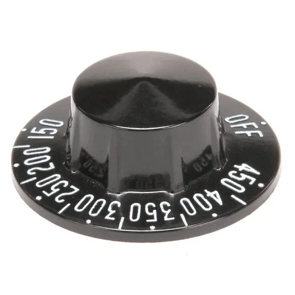 KNOB THERMO-450F BLACK Replacement 00-499488-00002 for Vulcan Hart