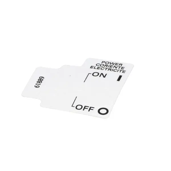 LABEL POWER ON/OFF PIC Replacement 61889 for Grindmaster