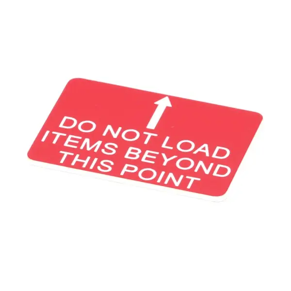 Load Placard Electric Eye Replacement 107003 for Champion