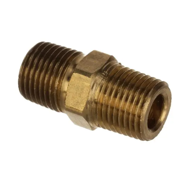 Nipple 1/8 NPT Brass Hex Replacement N007 for Edlund