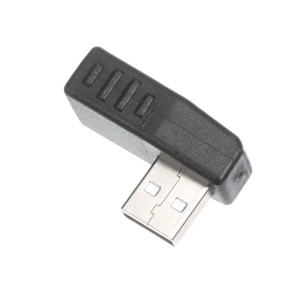 USB Male to Female Right Angle Adapter Replacement 166184 for Duke