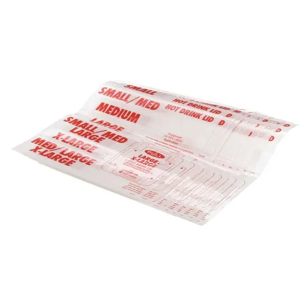 Size Labels for Lidsaver Replacement LBL900 for Vollrath/Idea-Medalie