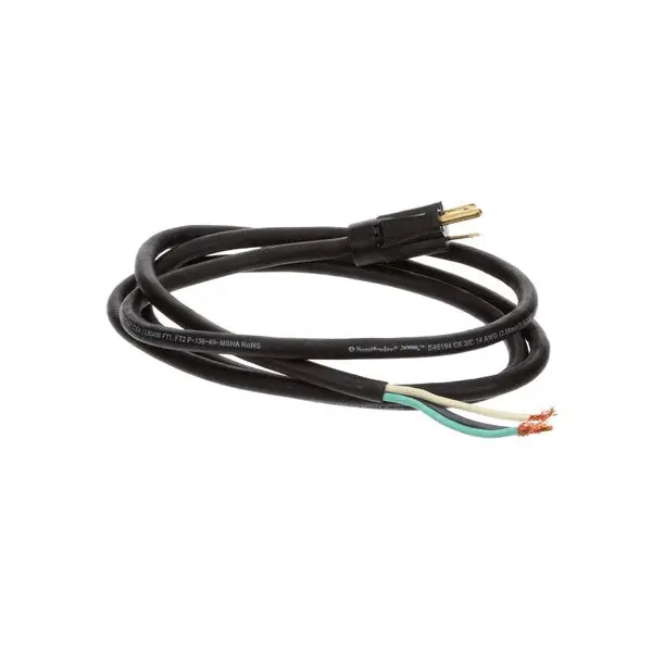 CORDSET NEMA 5-15P 14/3 90C SJO 300V Replacement AS-1542002 for APW