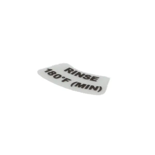 Decal Rinse 180F (Min) Replacement 9905-002-97-62 for Jackson