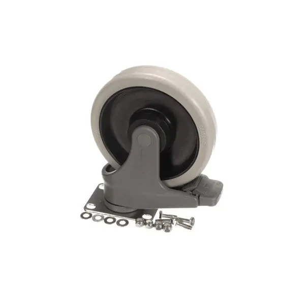 Caster Kit 6 inch Nylon Swivel Black Replacement H17006 for Cambro