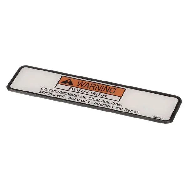 LABEL-DANGER STIRRING-VELO Replacement 168577 for Henny Penny