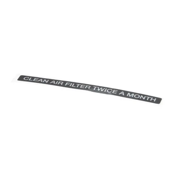 LABEL AIR FILTER Replacement 426177-01 for Hoshizaki