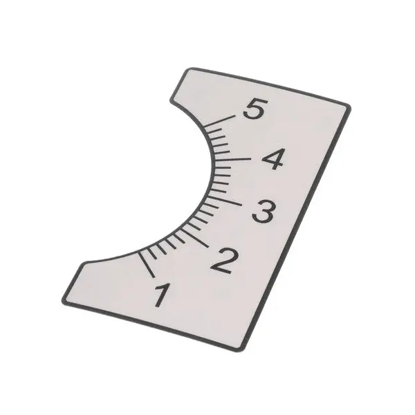FLAME SCALE DECAL Replacement 7000-0930 for Wood Stone