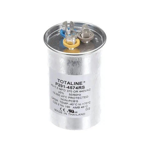 Capacitor 45/7.5MFD 440V Replacement P291-4574RS for Carrier