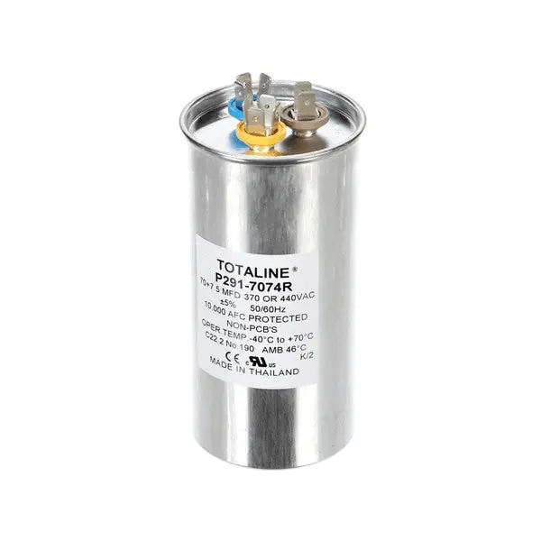 RUN CAP 440V 70/7.5 MFD Replacement P291-7074R for Carrier