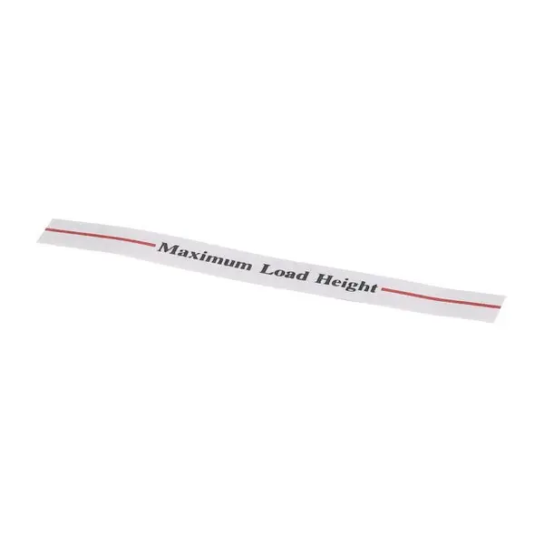 MAXIMUM LOAD LEVEL LABEL Replacement 99203 for Structural Concepts