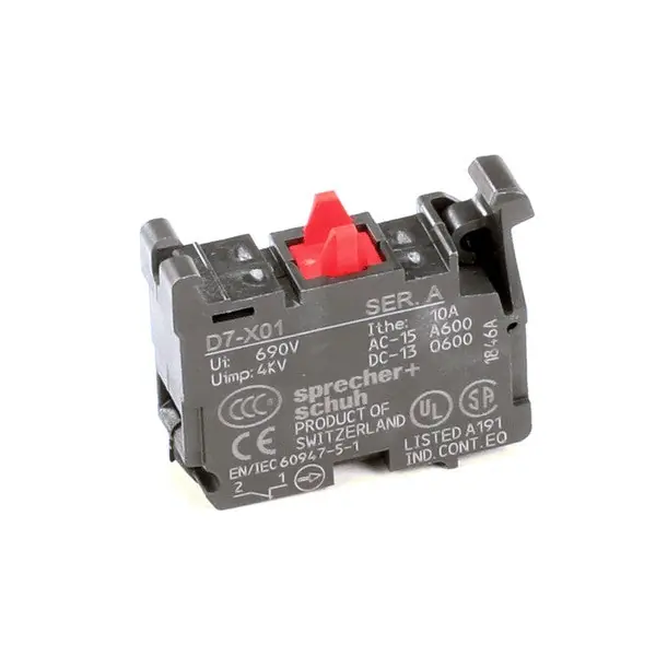 CONTACT BLOCK N.C. S S Replacement B502108-1 for Champion