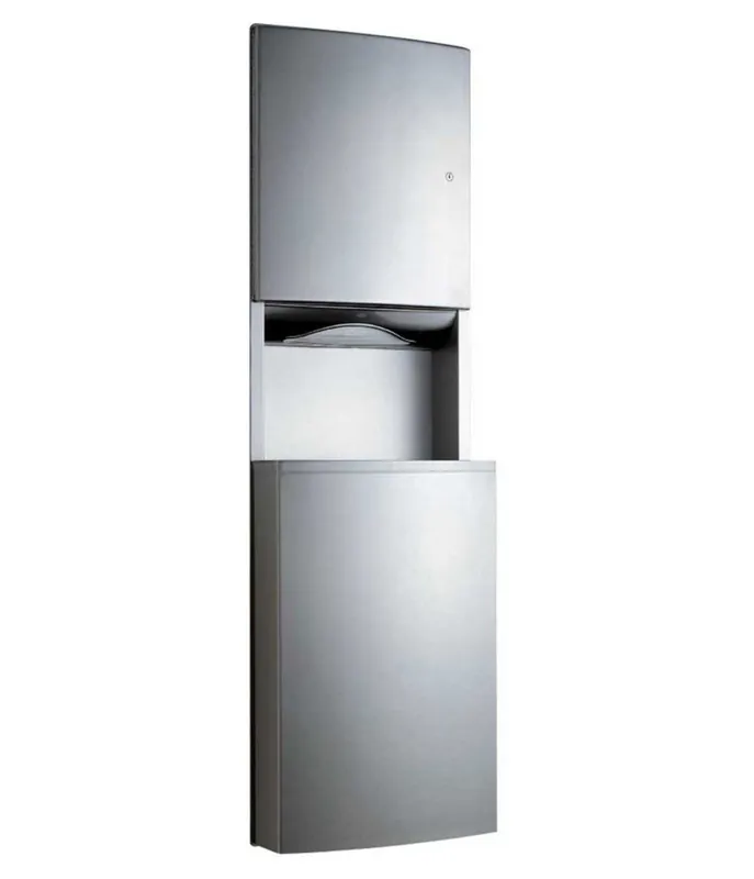 Recessed Paper Towel Dispenser and Waste Receptacle Replacement 43944 for Bobrick