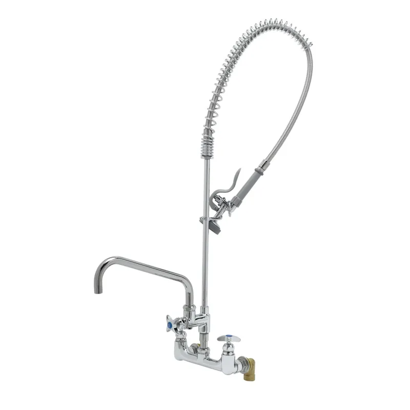 Big-Flo Pre-Rinse Unit: 8 Wall Mount, 12 Add-On Faucet, Spray Valve Replacement B-0287 for T&S Brass & Bronze Works