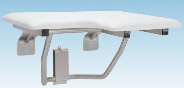 Mustee 390.404 Caregiver Left Hand L-Shaped Fold Down Shower Seat 32 Replacement MPN