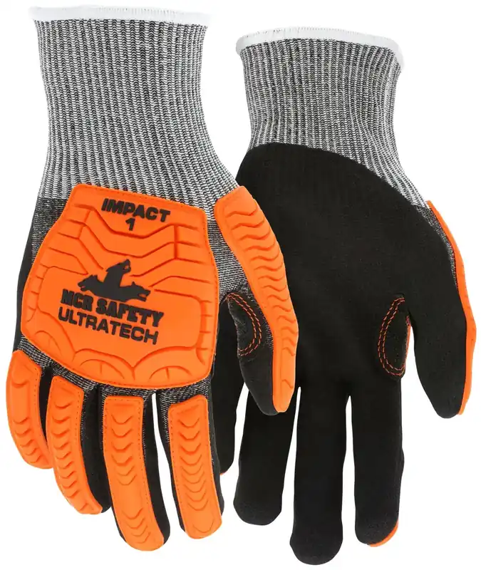 MCR Safety UT1952XXL UltraTech Stitched Mechanics Gloves Power 2XL