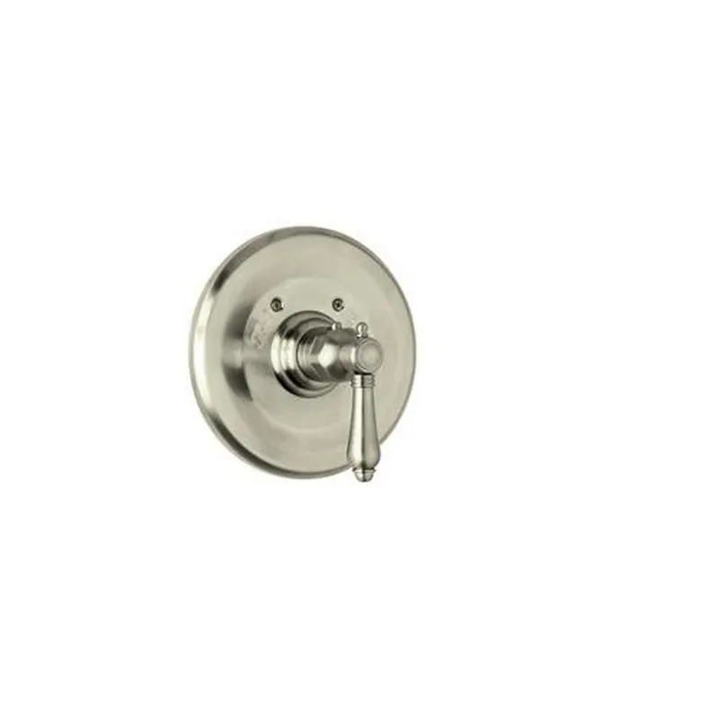 Rohl A4914LMSTN Country Bath Single Handle Thermostatic Valve Trim in Satin Nickel