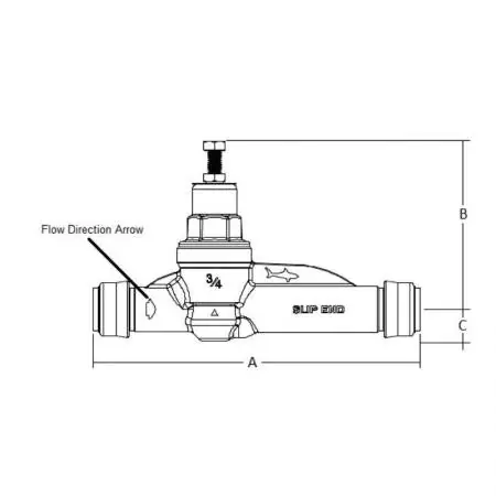 CASH ACME 22675-0045 1 EB45-DSB Direct SharkBite