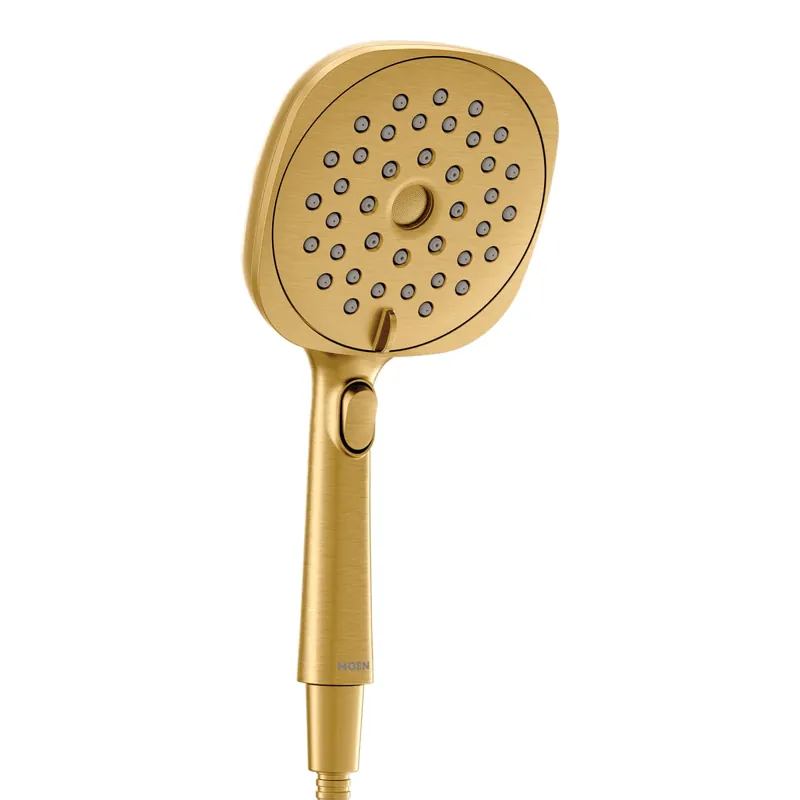 Moen 220H5EPBG Moen Verso Brushed Gold Infinite 5 Diameter Spray Head Handshower