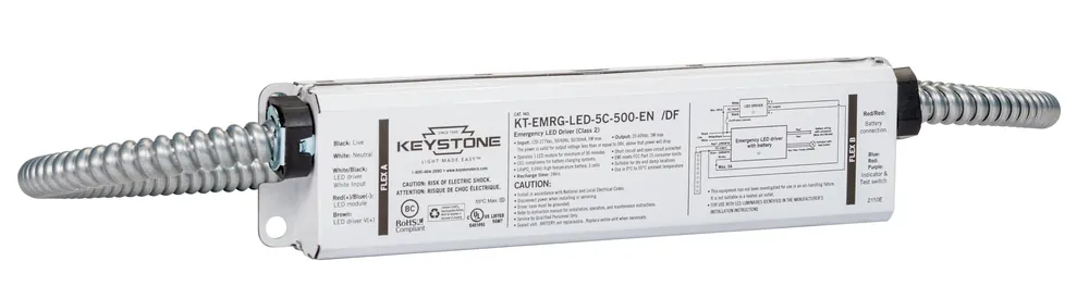 Keystone Technologies KT-EMRG-LED-5C-500-EN/DF Key KT-EMRG-LED-5C-500-EN/DF 5W