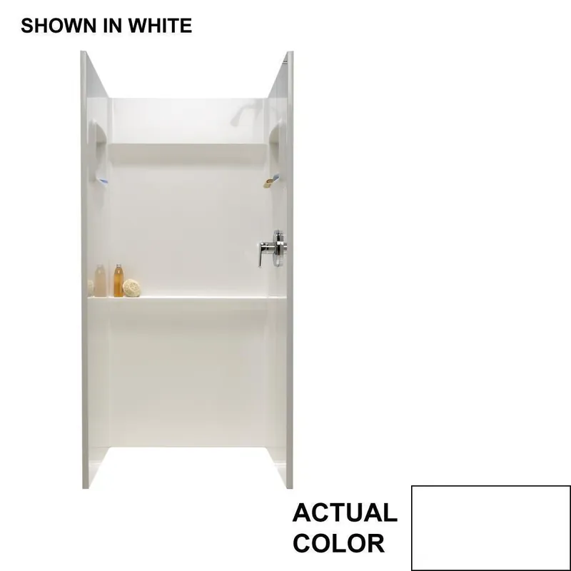 Swan Corporation SA03636.010 Veritek 36 x 36 in Shower Walls in White