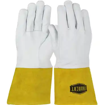 PIP 6141/3XL Natural Gauntlet Cuff 3X-Large Premium Welding Gloves