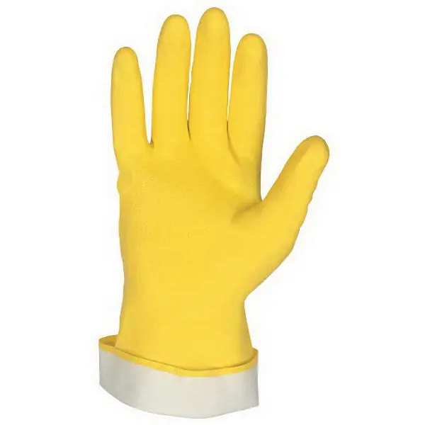 MCR Safety 5299P Long Flock Lined Latex Rubber Gloves 18 mil THK 12 Length