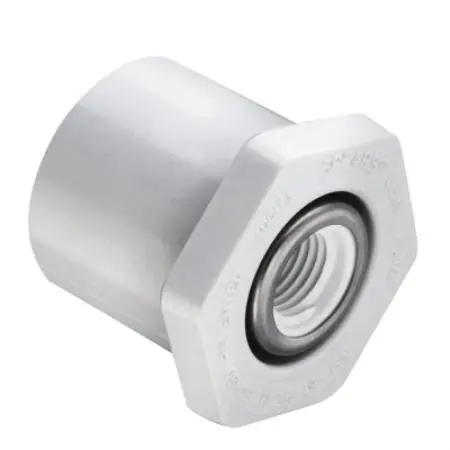 Spears 438-128SR 1X1/4 PVC Reducing Bushing SPGXSRFPT W/SS/RING