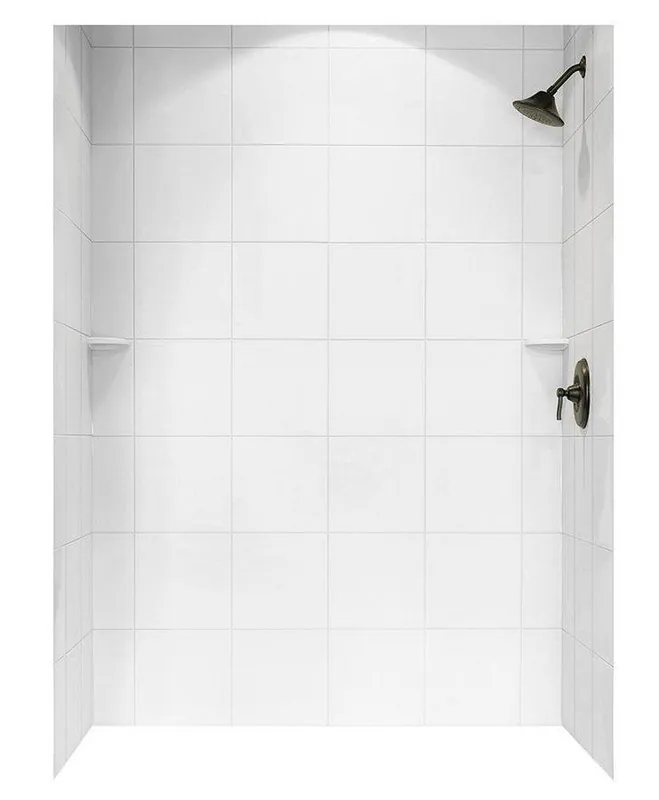 Swan Corporation SQMK963636.010 Swanstone Square Shower Wall Kit 96 x 36 x 36