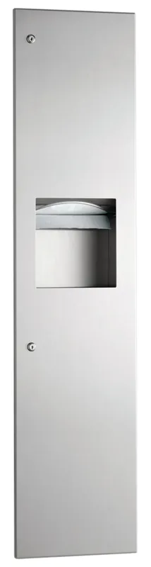 BOBRICK 380349 TrimLine Series Surface-Mounted Paper Towel Dispenser and Waste Receptacle Replacement 380349 for Bobrick