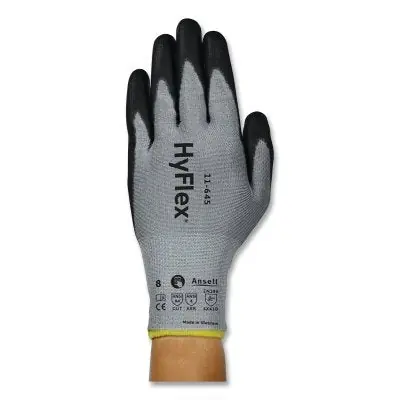 HyFlex 11645120 11-645 Medium-Duty Cut Resistant Gloves Size 12 Black/Gray