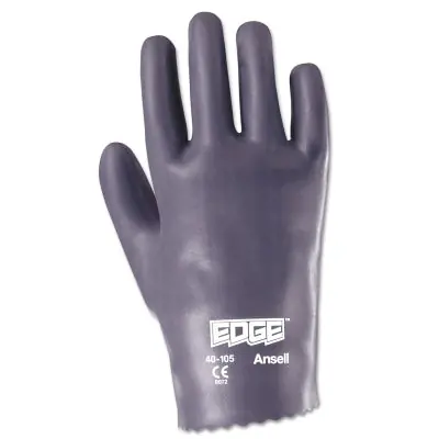 EDGE 103724 40-105 Nitrile Gloves Slip-On Cuff Size 9