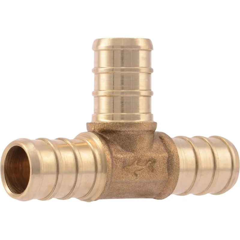 SharkBite UC362LFA Barb Brass PEX Tee