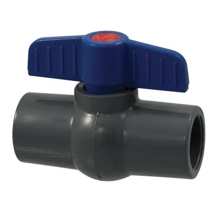 NIBCO INC MA064A6 S45CE-E 1/2 SOC PVC BALL VALVE