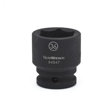 GearWrench 84845 6 Point Manganese Phosphate Impact Socket 3/4 in Drive Size 34 mm Socket Size