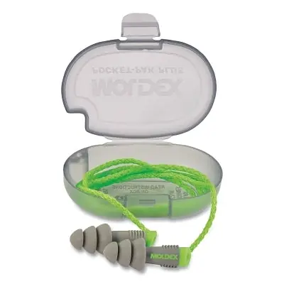 Moldex 6434 Alphas Reusable Earplug Vinyl Green/Gray Unattached Cord