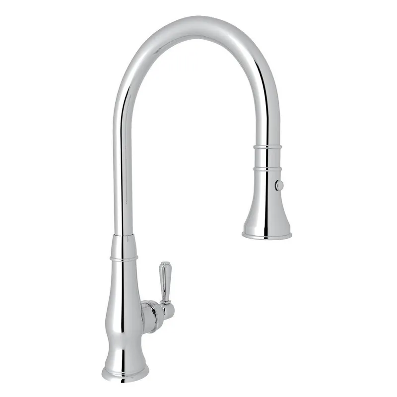 Rohl A3420LMAPC-2 Patrizia Single Handle Pull Down Kitchen Faucet in Polished Chrome