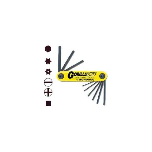 Bondhus 12550 Hex Key or Hex Driver Set - Steel