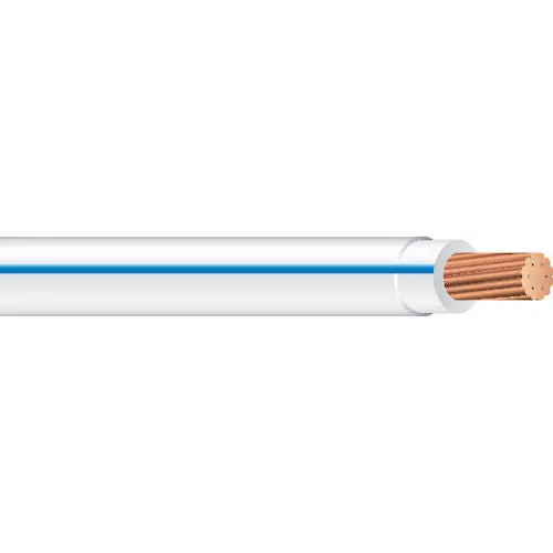 Generic Wire & Cable MTW12STRWHT/BLU500R MTW #12 Stranded Copper WHITE w/BLUE Stripe Machine Tool Wire (500ft Spool) REPLACEMENT MPN