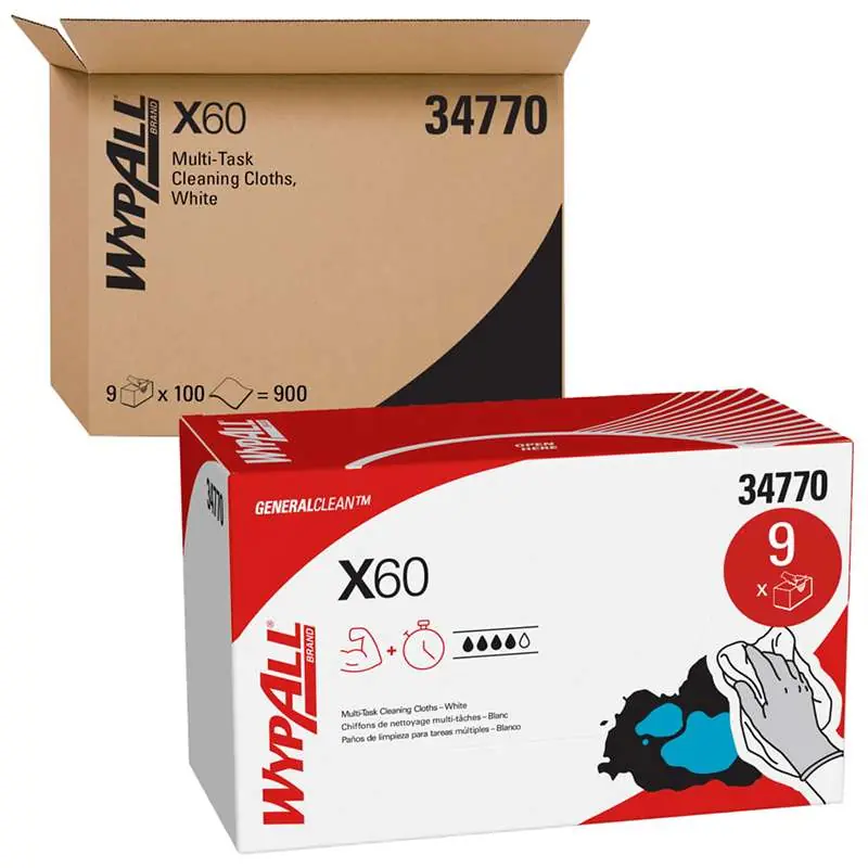 WypAll 34770 All Purpose Cleaning Wipe - 11 x 23 Pack of 900 Sheets